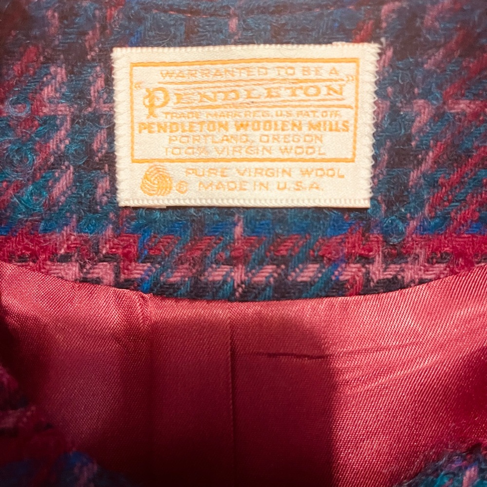 Pendleton Wool Plaid Blazer - Picture 3 of 4